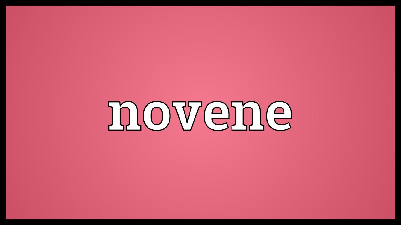 novene bedeutung