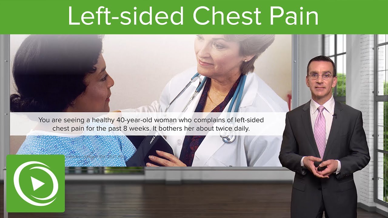 ont i bröstet vänster sida kvinna