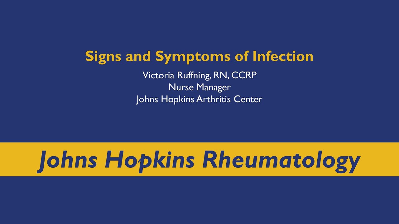 tecken på infektion i kroppen