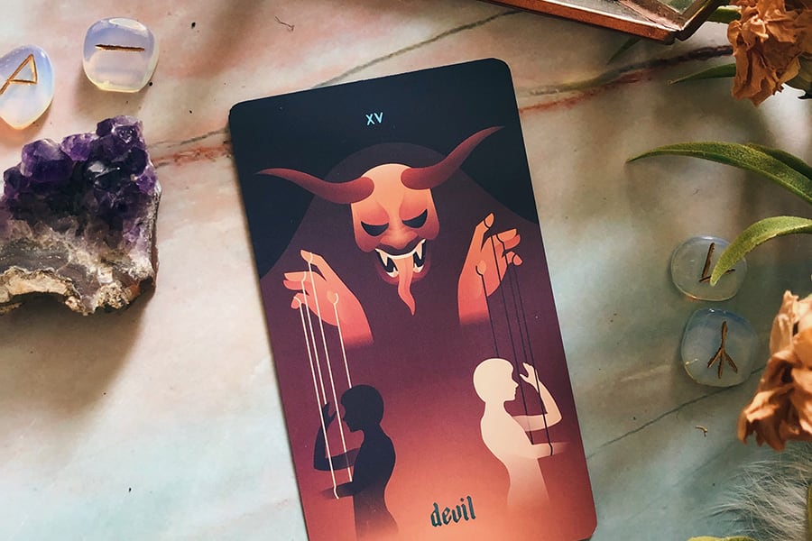 The Devil Tarot Card Spread - A Tarot Spread for Redeeming Your Shadow