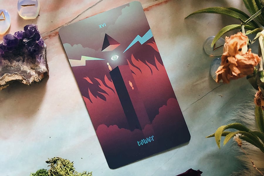 The Tower Tarot Card Spread - A Tarot Spread for Sacred Destruction