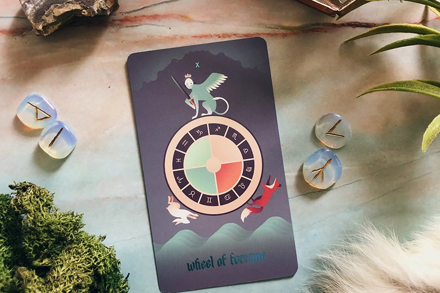 The Wheel of Fortune Tarot Card Spread - A Tarot Spread for Moving with the Cycles