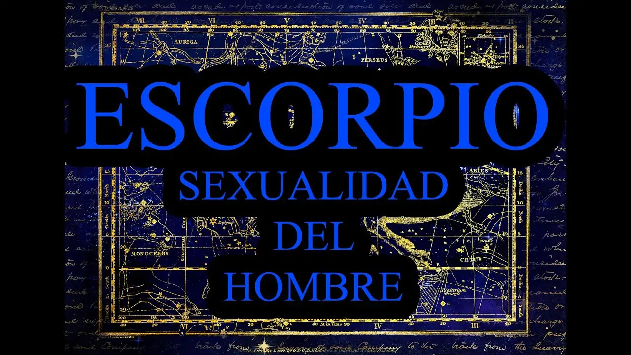 hombre escorpio en la cama